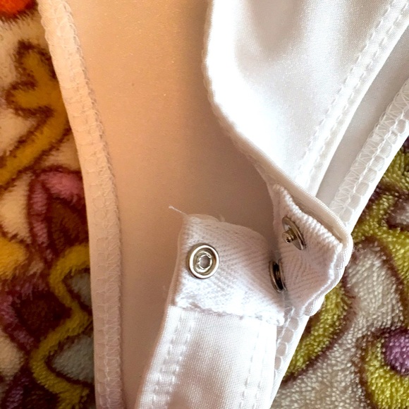 White Scoop Back Wide Strap Bodysuit - Picture 7 of 9